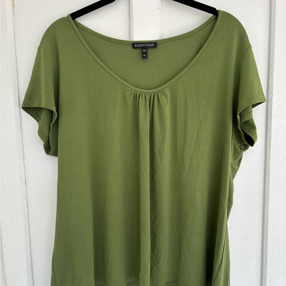 Eileen Fisher Women's Green Top